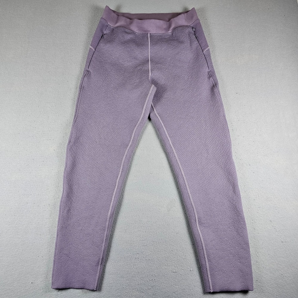Lululemon End State Jogger Pants Womens 8 Lavender Purple High Rise 3D Texture